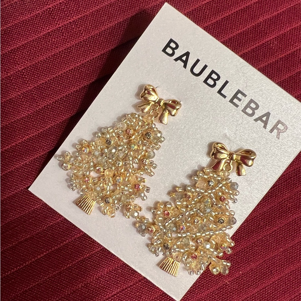 Baublebar Christmas Tree Earrings